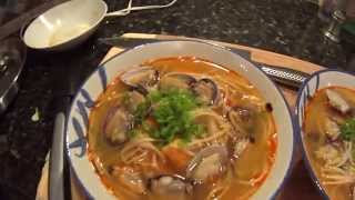 Seafood Ramen with Shrimp and Clams