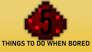 5 redstone mechanics to mess around with when you're bored