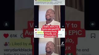 VDM’s epic reply to Iyabo Ojo
