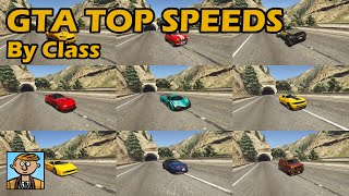 Fastest Cars By Class For Racing (2019) - GTA 5 Best Fully Upgraded Cars Top Speed Countdown screenshot 2