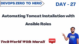 Day 27 | Automating Tomcat Installation with Ansible Roles | 40-Days |  #freedevopscourse #ansible
