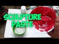|How To Make Sculpture paste| Easy 2 Min Art | Sona's Art Tutorials |
