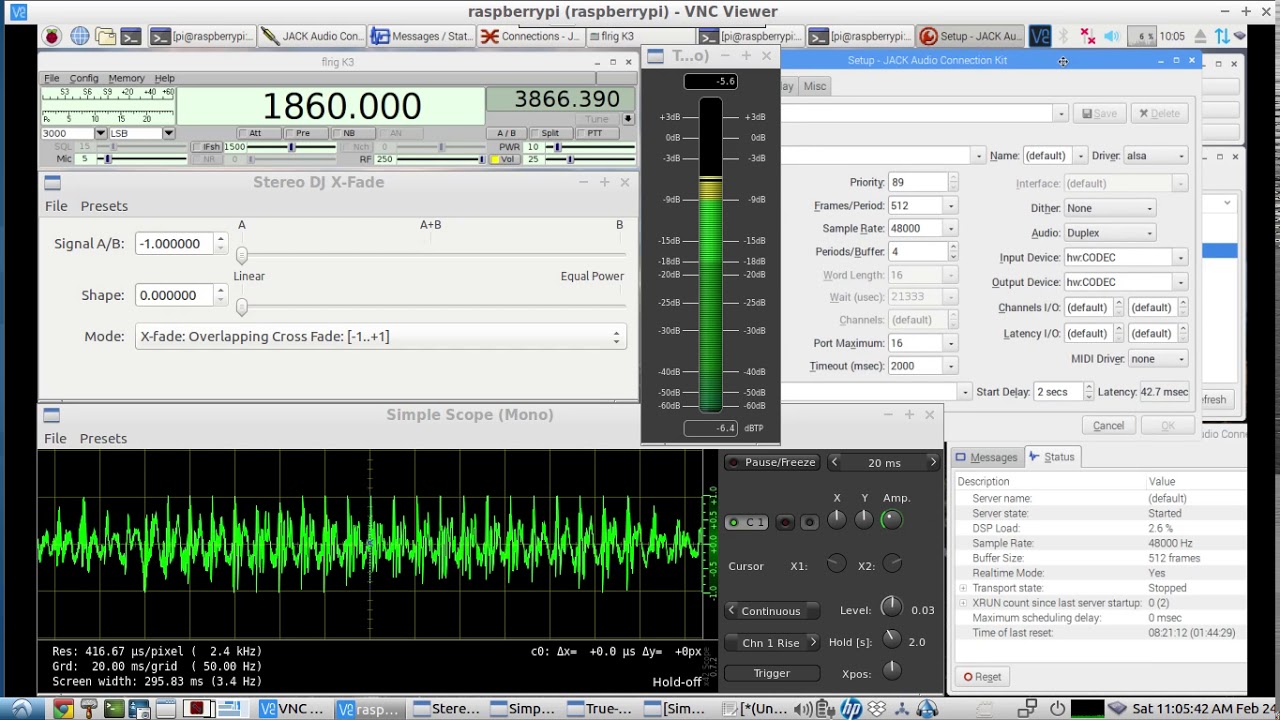 Remote Flrig Remote Rig Audio & Control of an Elecraft K3S using a Raspberry PI ...