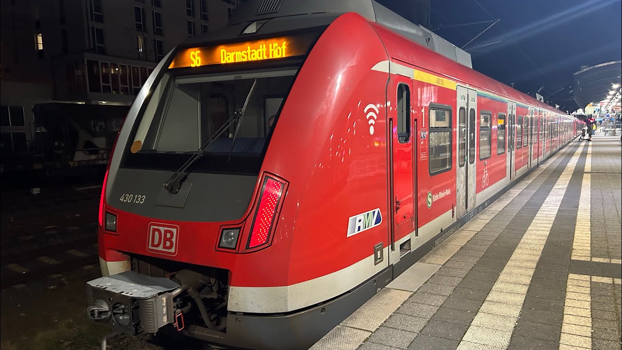 [S-Bahn Rhein Main] Ansagen S6 Darmstadt - Bad Vilbel (ET 430 Version)