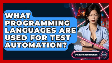 What Programming Languages Are Used For Test Automation? - Emerging Tech Insider