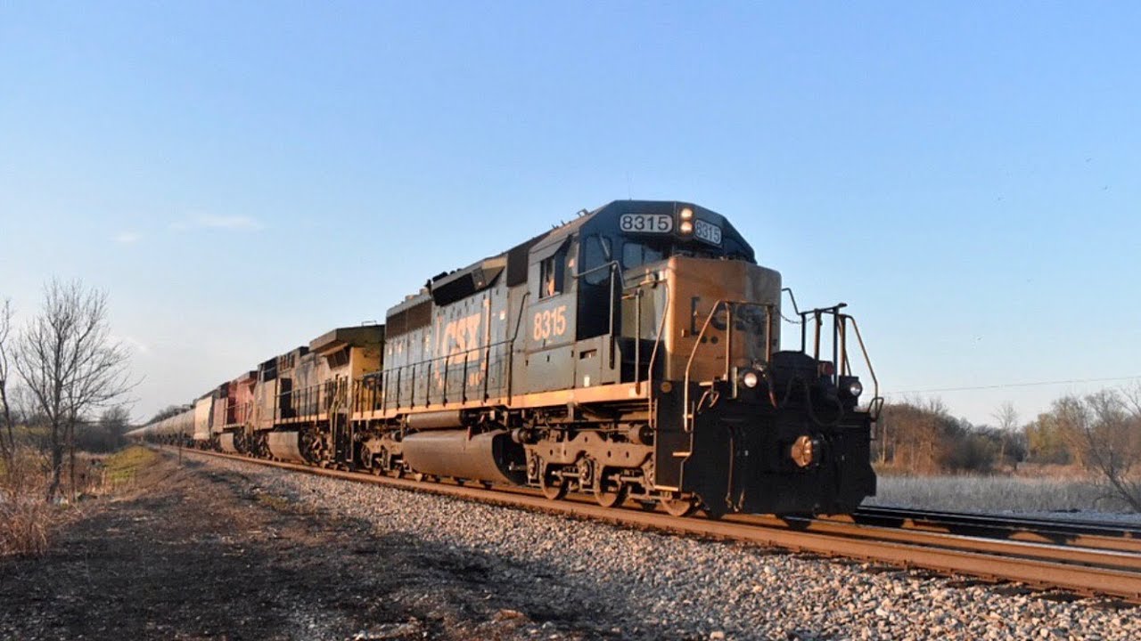 Short Railfanning on 5/6/18 with CSX SD40-2 leader!