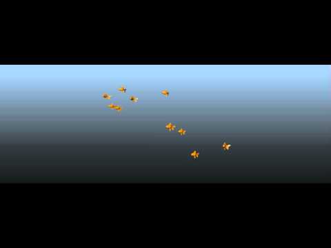 Maya - Instancing Part 10: Animation Cycles (Fish)