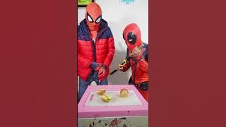 Spider-Man funny video 😂 Spiderman Best TikTok Wednesday Addams Dance Dance  #shorts