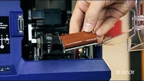 Brady Wraptor A6500 Wrap Printer Applicator | Changing the v-block