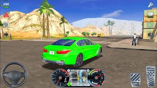 تاكسي سيم 2022 لون أخضربي ام دبليو 5 سيريزمحرك مجنون في مدينة لوس أنجلوس: Taxi sim 2022 : Game Racer screenshot 4