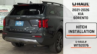 2021-2026 Kia Sorento | U-Haul Trailer Hitch Installation | WTS2076