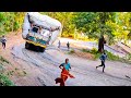 चलते ट्रक में ड्राइवर सो गया, फिर जो हुआ... CRAZY TRUCK DRIVERS