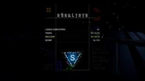 Tetris Effect : Sprint Mode 1:14.73 [Training]