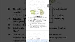 RBSE BIOLOGY PYQ SOLVED Chapter wise #rbseboardclass12th