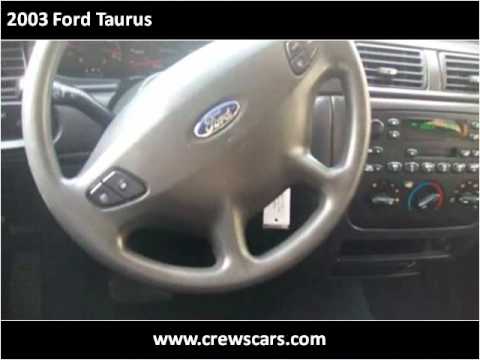 2003 Ford Taurus available from Crews Cars
