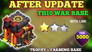 After Update Best Th10 War Base Th10 War Base Link Th10 Trophyfarminghybrid Base Base Th10