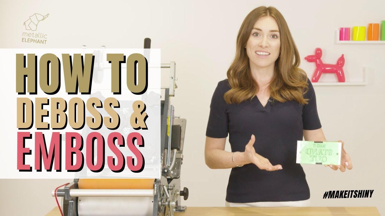 How To Deboss and Emboss Using the KSF 3 Press