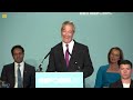 Nigel Farage takes swipes at Labour and Tories in bizarre speech