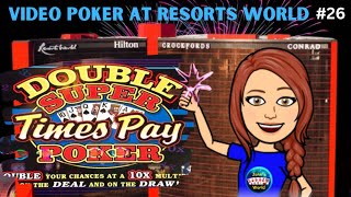 Steven’s Machine Pays Off 🎉🎉🎉 VP at Resorts World 26 E441 #videopoker,#gambling,#casino screenshot 3