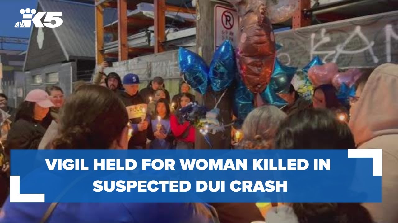 Family and friends hold vigil to remember woman killed in suspected DUI ...