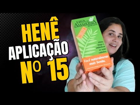 Décima quinta aplicação de henê. 🌿 Henê Erva da Amazônia - A legítima 🌿