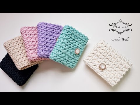 DIY 코바늘 지갑 뜨기 :사계절 용 (Crochet Wallet)
