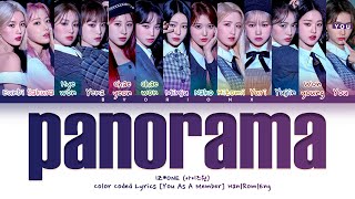 IZ*ONE (아이즈원) 'Panorama' - You As A Member [Karaoke] || 13 Members Ver. || BDAY REQUEST