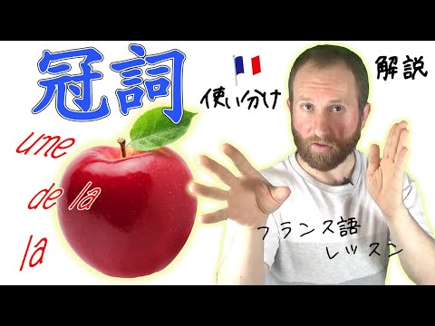 フランス語 文法 フランス語の冠詞の使い分け【フランス語１分レッスン】第100回