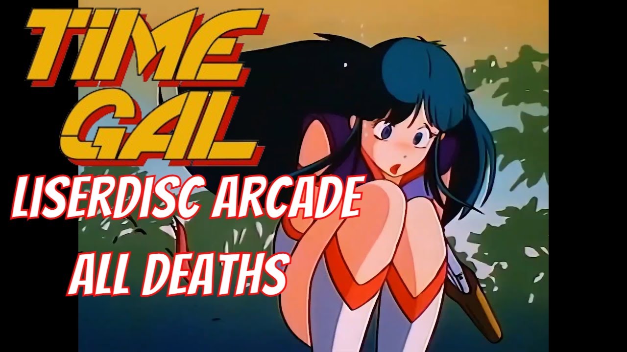 TIME GAL Taito 1985 LaserDisc Arcade ALL DEATHS Game Over Animations ...