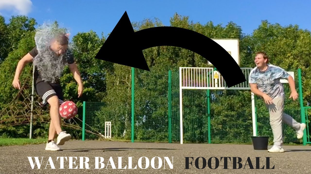 INSANE WATER BALLOON FOOTBALL/SOCCER SKILLS YouTube