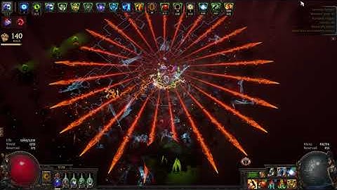 17 Frenzy Flicker Strike | Mapping Test | 330M DPS | 300K EHP | 3.24 Standard | Path of Exile