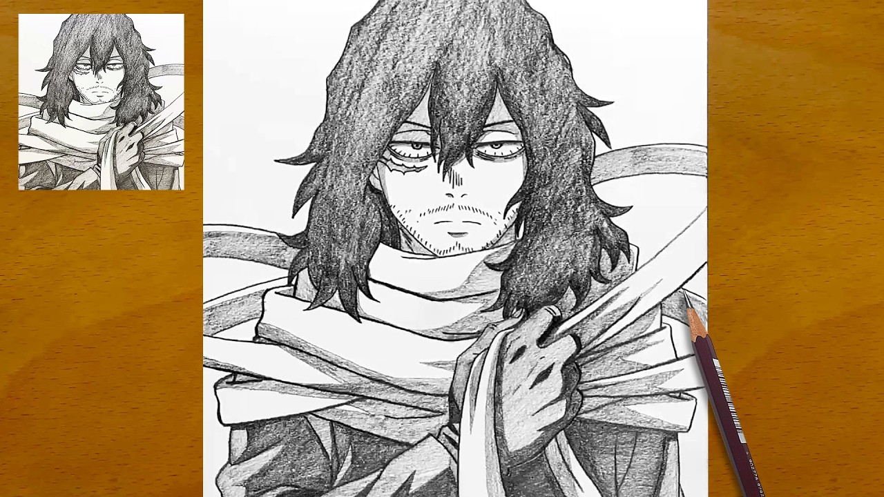 Shota Aizawa Drawing Tutorial | My Hero Academia Art