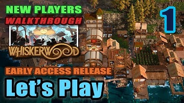 Whiskerwood - New Player Walkthrough - Underground Base - Survival City Builder - Full Gameplay