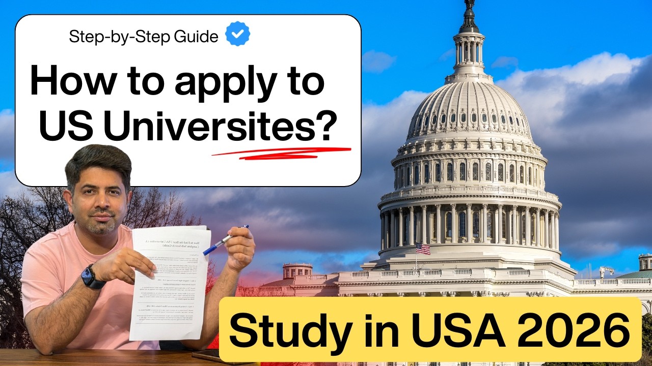 Study in USA 2026 | How to apply for admission to USA universities ...