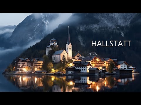 HALLSTATT AUSTRIA 🇦🇹 - The Most Beautiful Fairytale Evening Walk 8K ( captions )