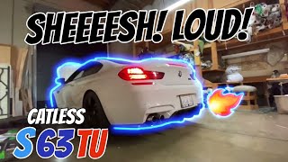 BMW F13 M6 CATLESS DOWNPIPES SOUND 🔥🤌🏽 ( COLD START+ REVS + REACTION ) by AWZKAR_ 5,532 views 2 years ago 2 minutes, 14 seconds