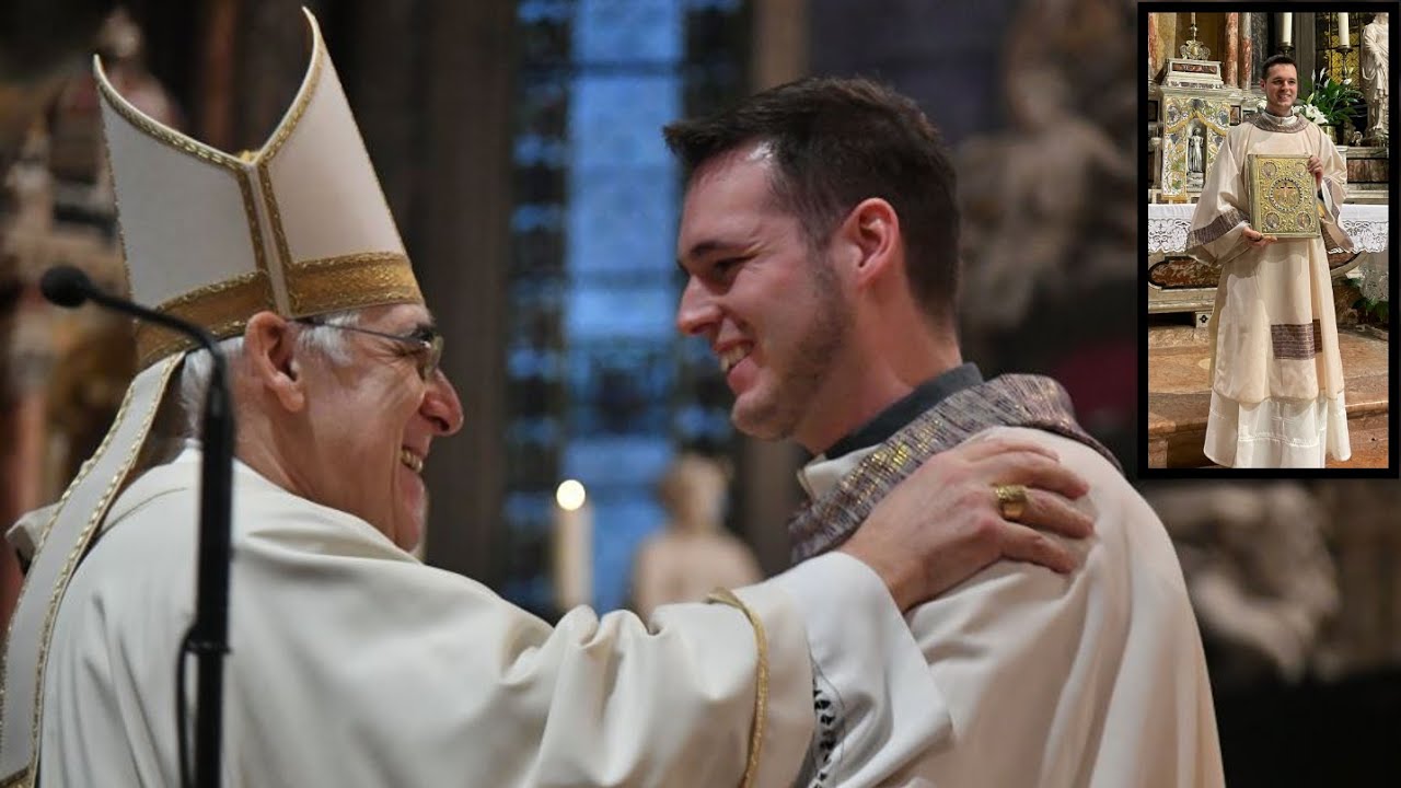 8/12/2023 Ordinazione Diaconale di Alberto Bolognani nella Basilica di S. Maria Maggiore a Trento
