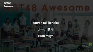 Download Lagu NGT48 - Awesome [Lirik Indo] MP3