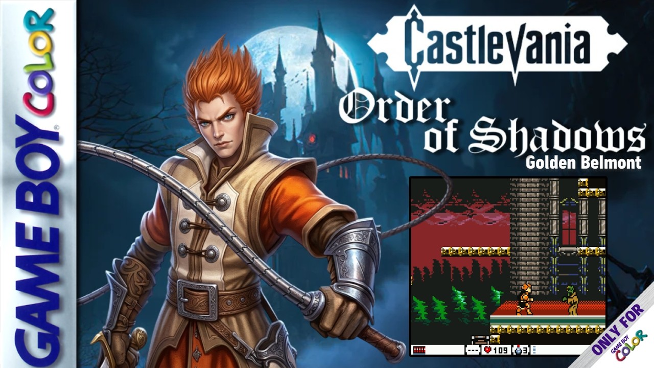 [GBC] Castlevania Order of Shadows Golden Belmont - Full Gameplay