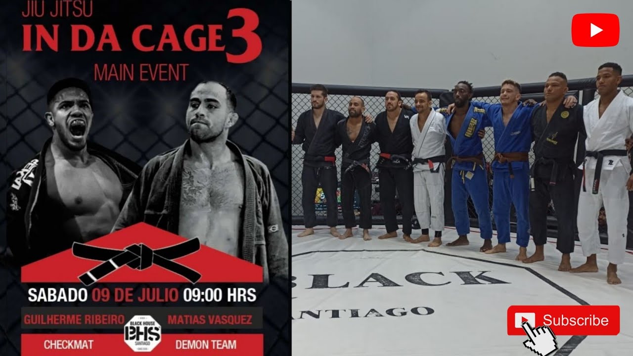 Jiujitsu In Da Cage 3 (Maint Event): Guilherme Ribeiro vs Matías Vásquez