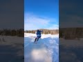 Backyard Ice Track - Best Slomo from Week 1 #shorts