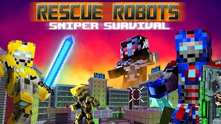 Rescue Robots Sniper Survival shooting game _ android gameplay screenshot 4