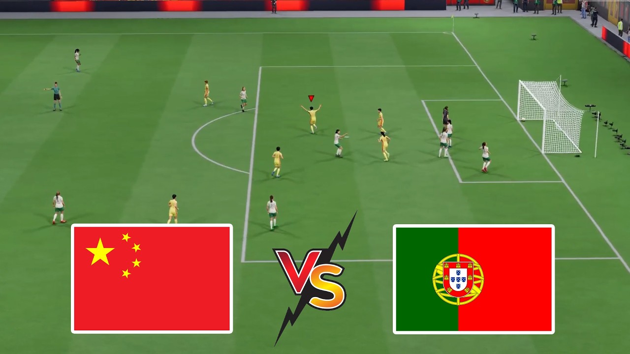 22 февраля 2026 г. | Португалия против Китая | Женский футбольный матч 5 февраля 2026 г. | Геймпл...