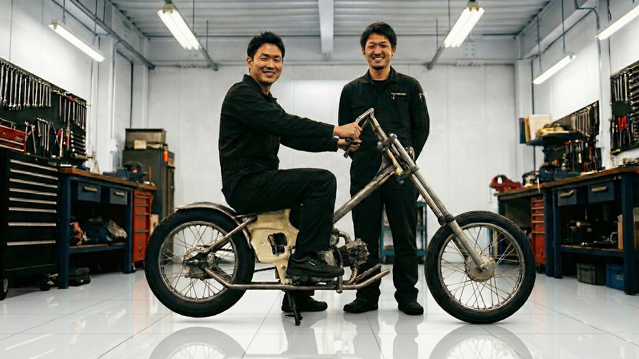 SUPER CUB COCO CHOPPER BUILD | CUSTOM A-FRAME MODIFICATION PROCESS