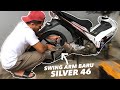 LC135 AKU AKHIRNYA PASANG PUN SWING ARM 46 SILVER 🔥 #TUTORIAL