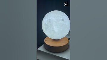 magnetic levitating moon lamp 😍🌕
