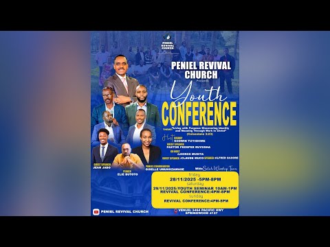 YOUTH CONFERENCE 2025 - DAY 3 -WITH PASTOR PROSPER RUVUSHA AND EV. CLAUDE MUCO - 30/11/2025