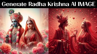 generate Radha Krishna image | bing AI Tutorial screenshot 2