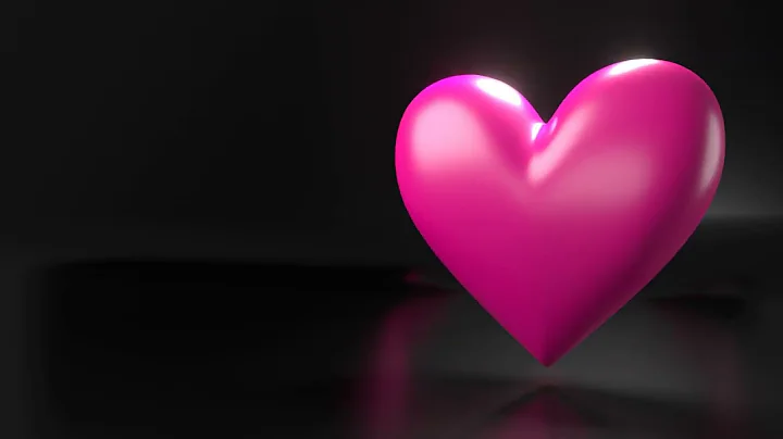 [1 hour]Pulsing Pink Heart - Loop able Background/Screensaver[4K][No Sound]