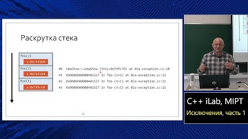 Базовый курс C++ (MIPT, ILab). Lecture 11. Исключения